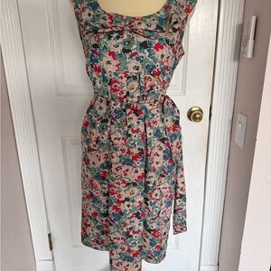 Motherhood Maternity Multicolor Floral Midi Dress